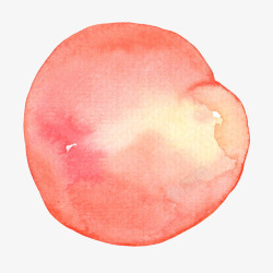 粉红桃子水彩桃子粉红色高清图片