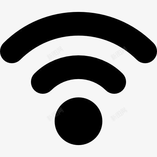 WiFi区域图标png_新图网 https://ixintu.com WiFi连接 互联网接口 无线 连接