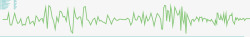 波形绿色折线音频声波电流线条元素素矢量图高清图片