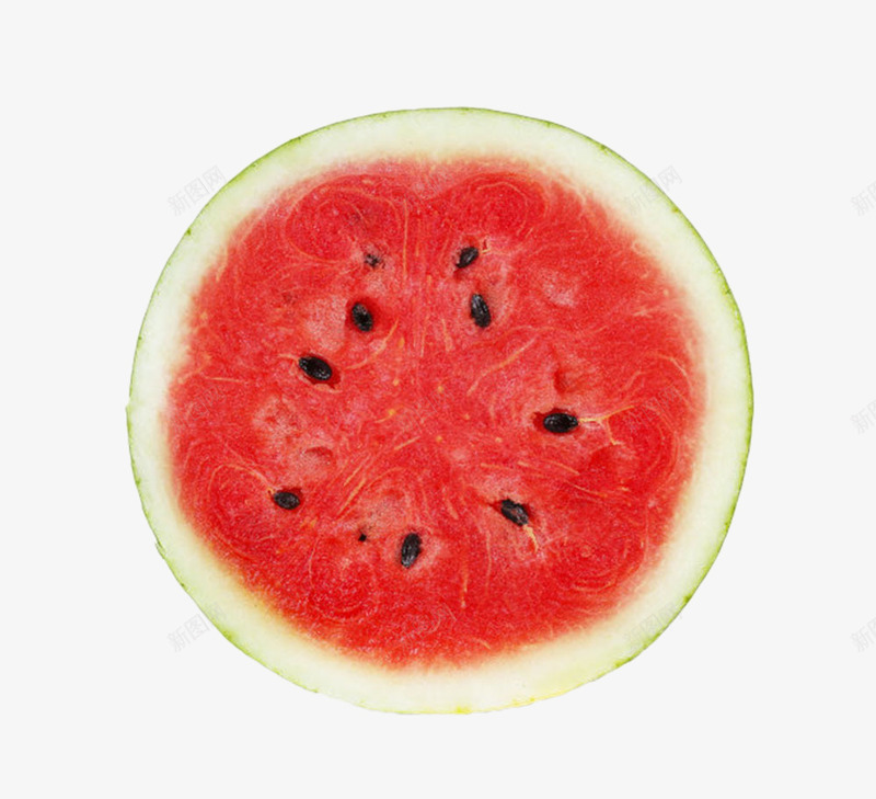 成熟的切开的西瓜实物俯视图png免抠素材_新图网 https://ixintu.com 俯视 圆形 水果 瓜仁 美味 美食 西瓜破 食品药品 食物 食用 饮用