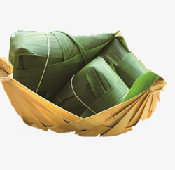 竹盘里的粽子素材