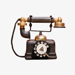 做旧欧式花筒欧式复古电话机高清图片