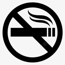 禁止触碰请勿吸烟的标志图标高清图片