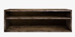 双层旧桌子复古木头桌子高清图片