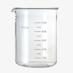 实验化学炼制烧杯玻璃烧杯高清图片
