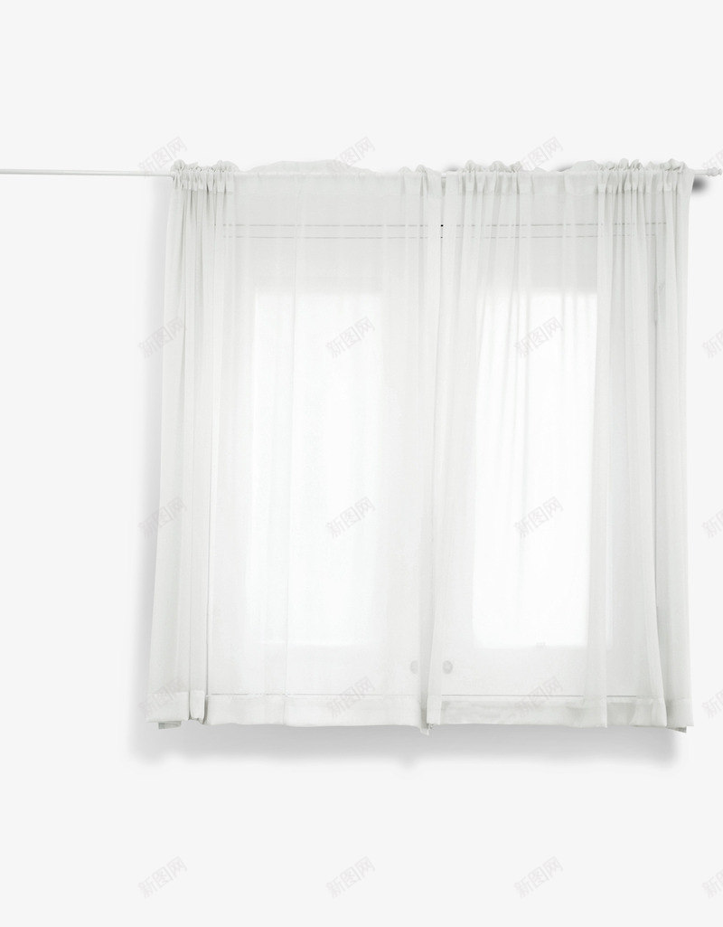 白色文艺窗帘窗户装饰png免抠素材_新图网 https://ixintu.com 白色文艺窗帘窗户装饰 白色窗框