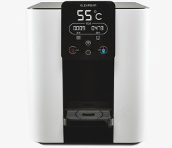 白色饮水机有着温度显示的净水器高清图片