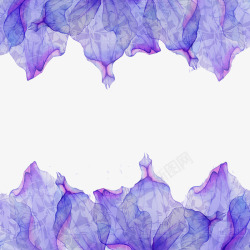 紫花瓣散开唯美花瓣高清图片