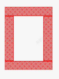 中国传统红色边框素材