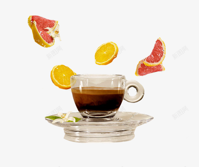 美味饮品png免抠素材_新图网 https://ixintu.com 水果茶 玻璃杯 美容 菜单