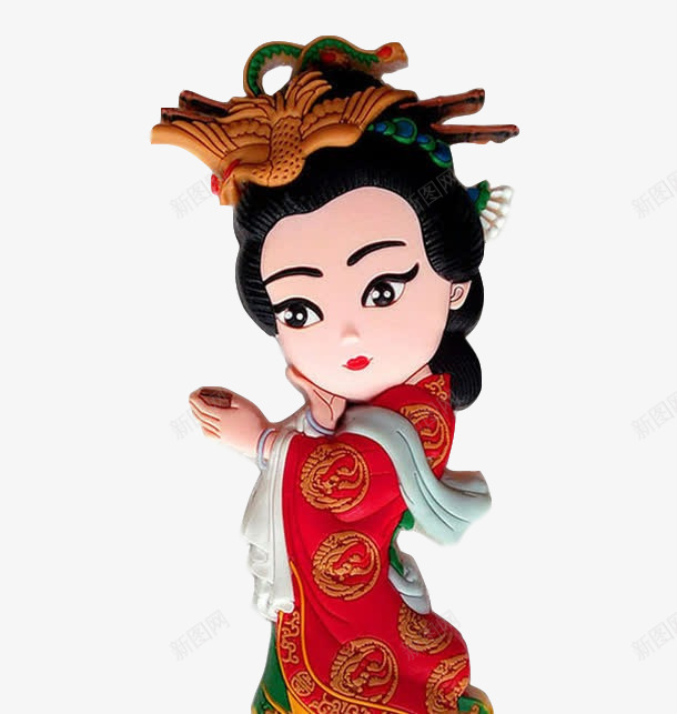 国潮女性卡通戏曲人物元素png免抠素材_新图网 https://ixintu.com 中国传统文化 中国风 卡通 国潮 戏曲人物