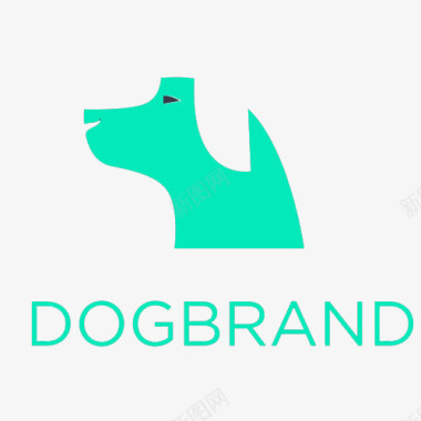 蓝色小狗logo片图标图标