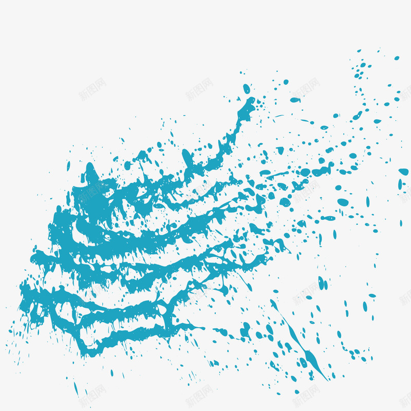 艺术绘画墨汁喷溅png免抠素材_新图网 https://ixintu.com 喷洒 墨迹 溅落 绘画 飞溅