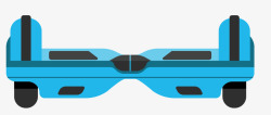 湖蓝色高档平衡车矢量图素材