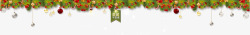 圣诞树藤圣诞树藤蔓装饰高清图片