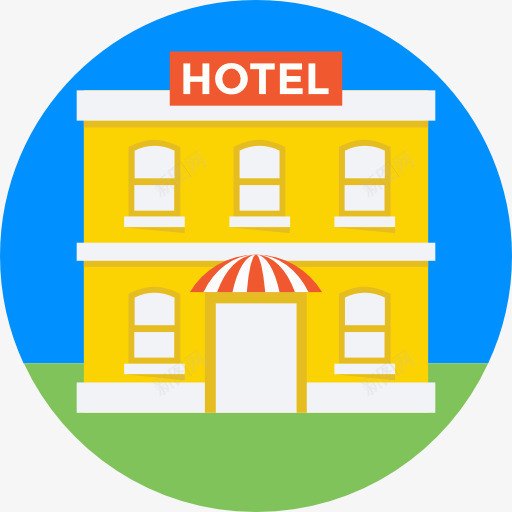 酒店图标png_新图网 https://ixintu.com 度假 度假旅馆 建筑 旅游 酒店