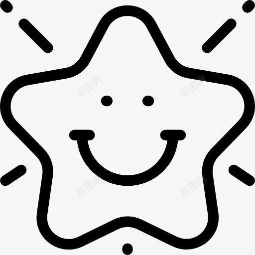 明星图标png_新图网 https://ixintu.com 喜爱 形状 明星 最喜欢的 标志 率 界面