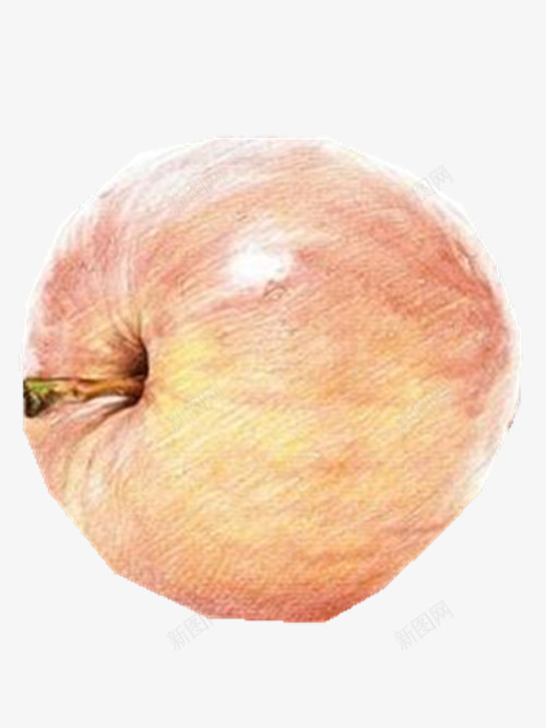 彩铅苹果手绘png免抠素材_新图网 https://ixintu.com 一个苹果 好看的苹果 手绘 漂亮的苹果