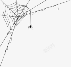 线条蜘蛛网背景矢量图蜘蛛网高清图片