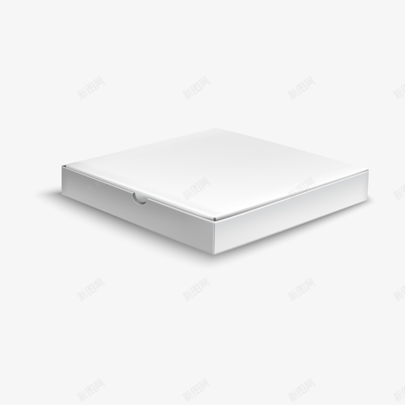 扁平大盒子png免抠素材_新图网 https://ixintu.com 披萨盒子 正方形盒子 白色盒子