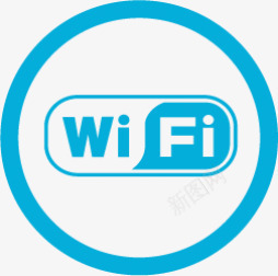 WiFI地铁车站的蓝色图标图标