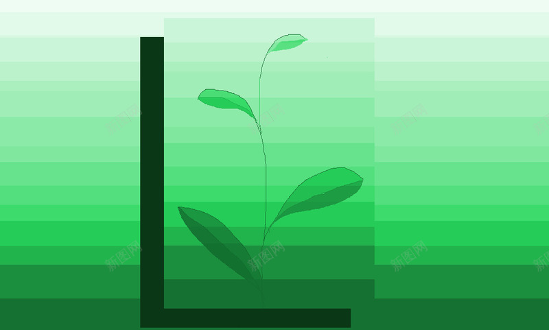 在很多绿色层次中发芽的绿色小草png免抠素材_新图网 https://ixintu.com 层次 手绘 绿色 绿芽