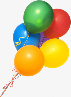 彩色气球节日气球装饰图素材