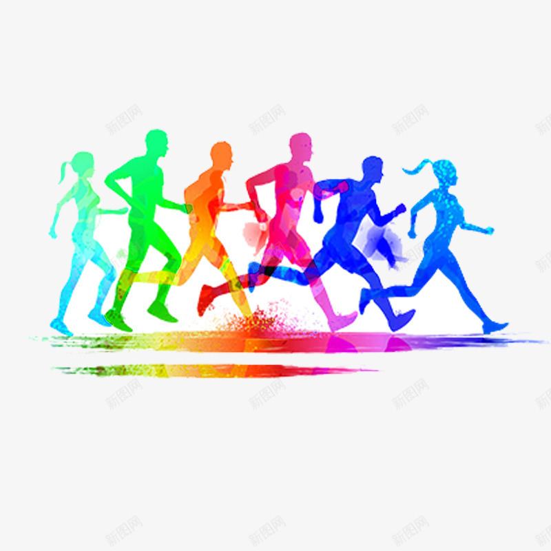 彩色起跑跑步的人png免抠素材_新图网 https://ixintu.com png设计 一群人 免抠图 剪影 彩色 彩色的 无 无背景 装饰 装饰艺术 跑步 运动 运动中的人 运动健康 逃跑小人 透明 锻炼身体 飞奔