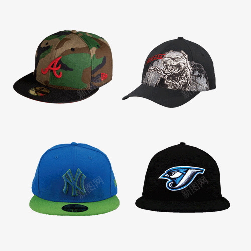 好看的帽子png免抠素材_新图网 https://ixintu.com 产品实物 军绿色的帽子 街舞帽子 黑色的帽子