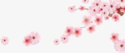 日式漫画卡通浪漫樱花日式装饰高清图片