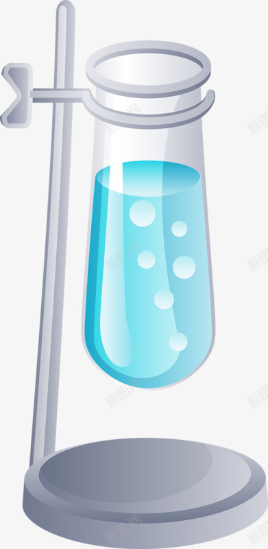 化学试剂瓶png免抠素材_新图网 https://ixintu.com 化学 好看 简单 蓝色