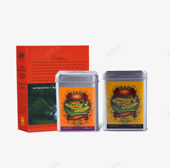高档红茶产品包装png免抠素材_新图网 https://ixintu.com 产品包装 包装 大气 茶 茶饮 高端