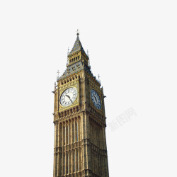 欧洲风格绘画伦敦大本钟高清图片