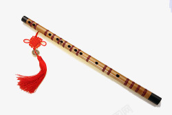 悠扬的音乐长笛中国结高清图片