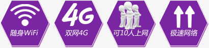 WIFI4G图标图标