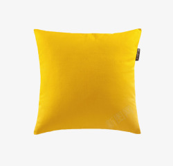 黄色枕头黄色抱枕高清图片