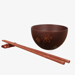 木质碗筷木质碗筷餐具高清图片