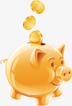 小猪存钱罐素材