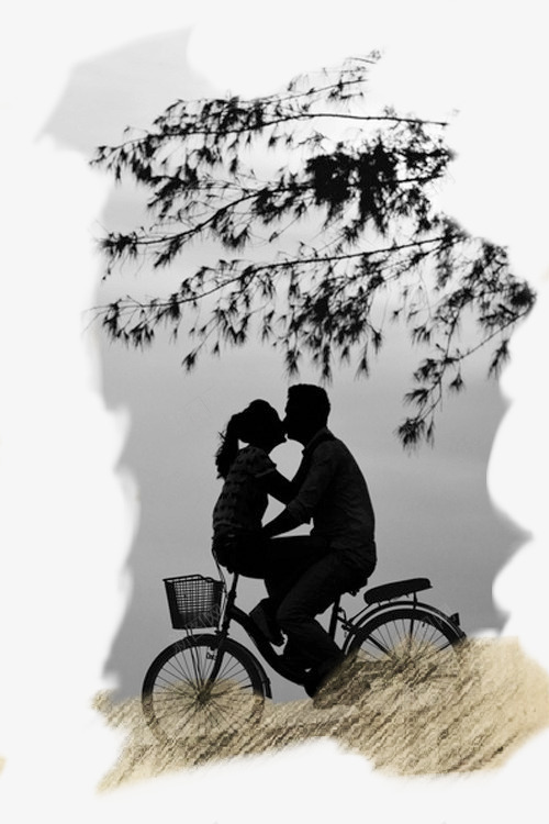 h5骑单车的情侣png免抠素材_新图网 https://ixintu.com h5素材两个人相爱 爱情 相恋 骑单车的情侣