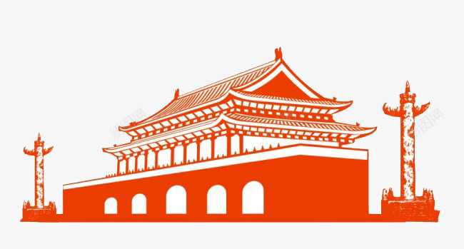 天安门png免抠素材_新图网 https://ixintu.com 北京天安门 北京插画 国庆 爱国 祖国 节日