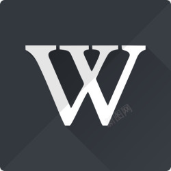 维基问询处互联网知识Web维基百科图标高清图片