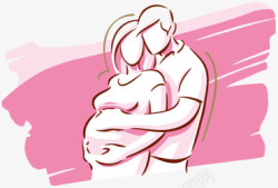 母婴呵护孕妈妈高清图片