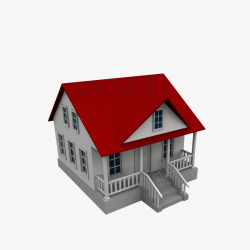 贩子3D立体房子模型效果图高清图片