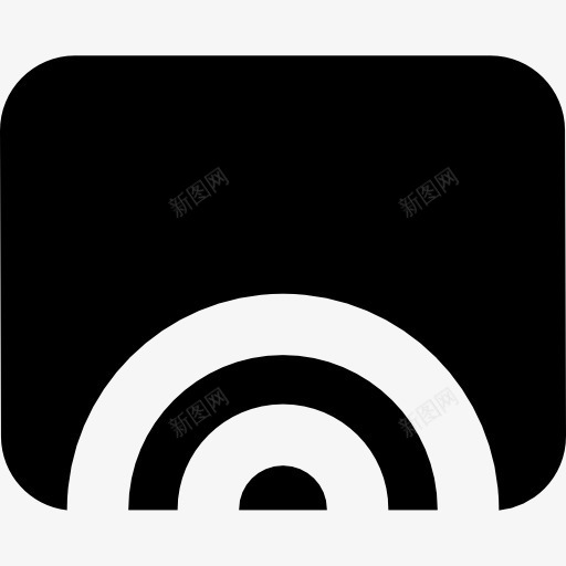 信号检测按钮图标png_新图网 https://ixintu.com WiFi 信号接口 按钮 检测