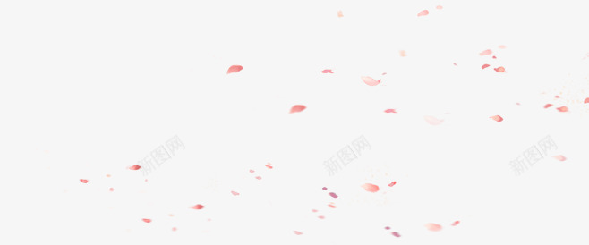 花瓣粉色png免抠素材_新图网 https://ixintu.com 漂浮 点缀 粉色 花瓣