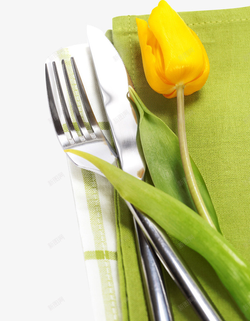 刀叉花朵png免抠素材_新图网 https://ixintu.com 刀叉 刀叉图案 花朵 西餐用品 餐具 餐桌 餐桌用品