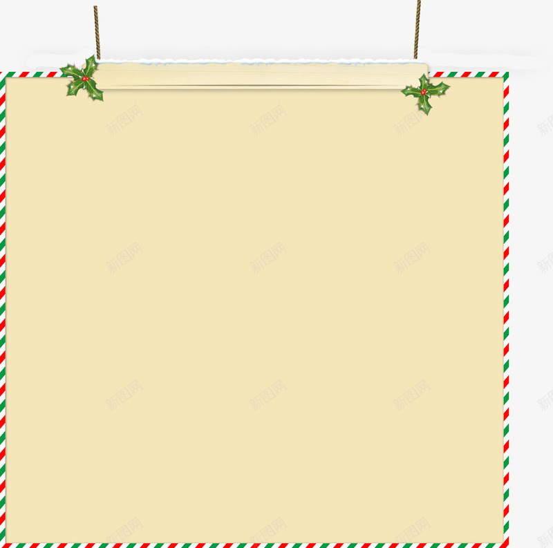 圣诞边框png免抠素材_新图网 https://ixintu.com 五彩信封边框 吊牌 圣诞节框子 圣诞边框