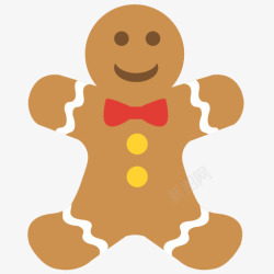 gingerbread姜饼人饼干图标高清图片