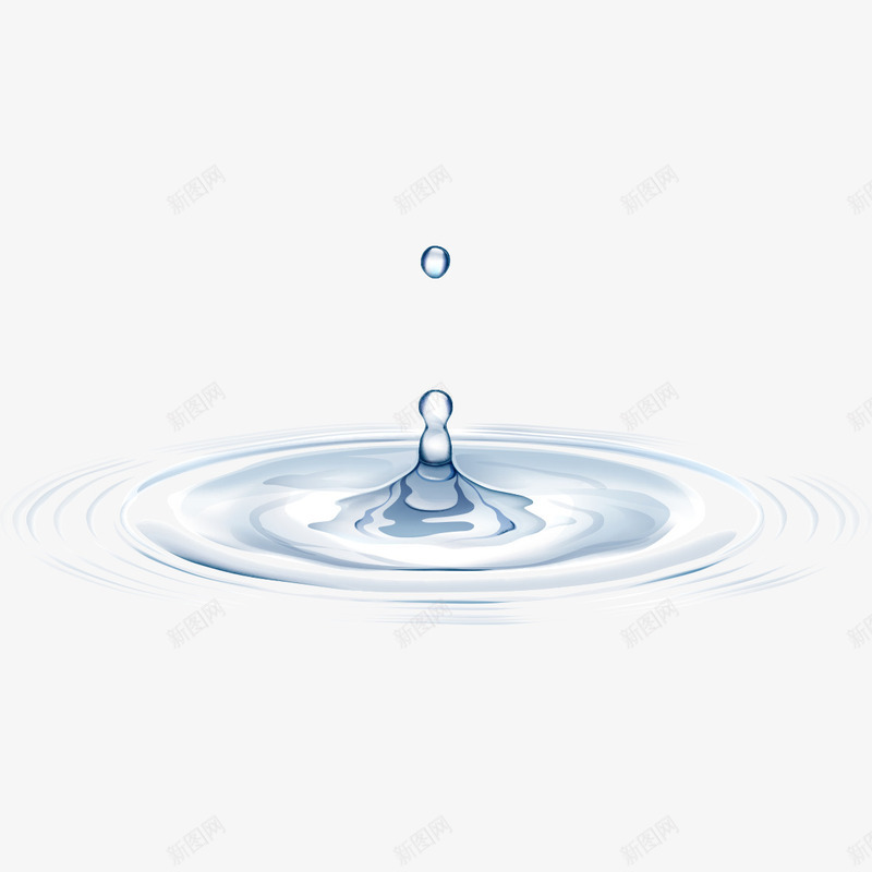 水滴波纹png免抠素材_新图网 https://ixintu.com 水 水滴 水的波纹 水素材 波纹 滴水