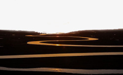 黄昏下的海黄昏下的九曲黄河滩高清图片
